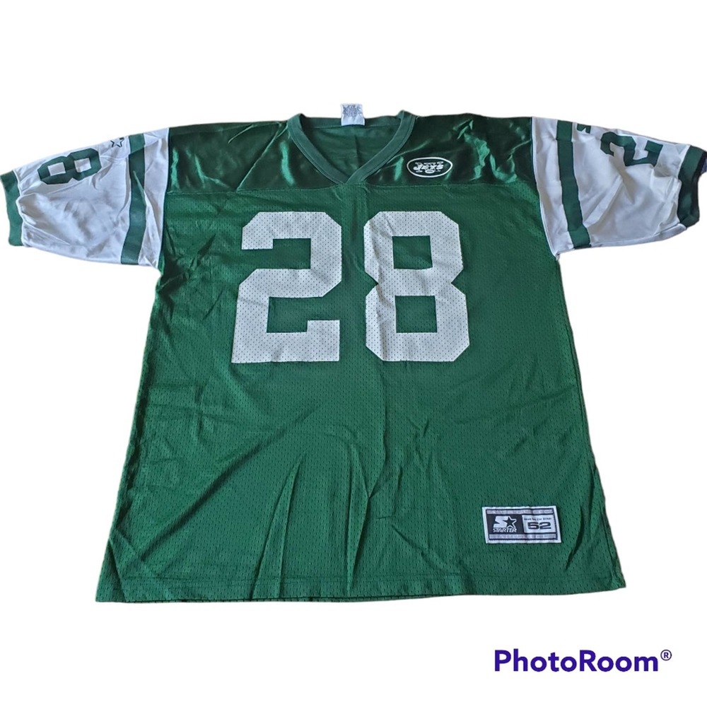 Vintage Starter New York Jets CURTIS MARTIN No. 28 Jersey, Size 52/XL